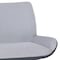 Armen Living Coronado Contemporary Bench in Brushed Gray Powder Coated Finish and Gray Fabric LCCDBEBG - alternate 5